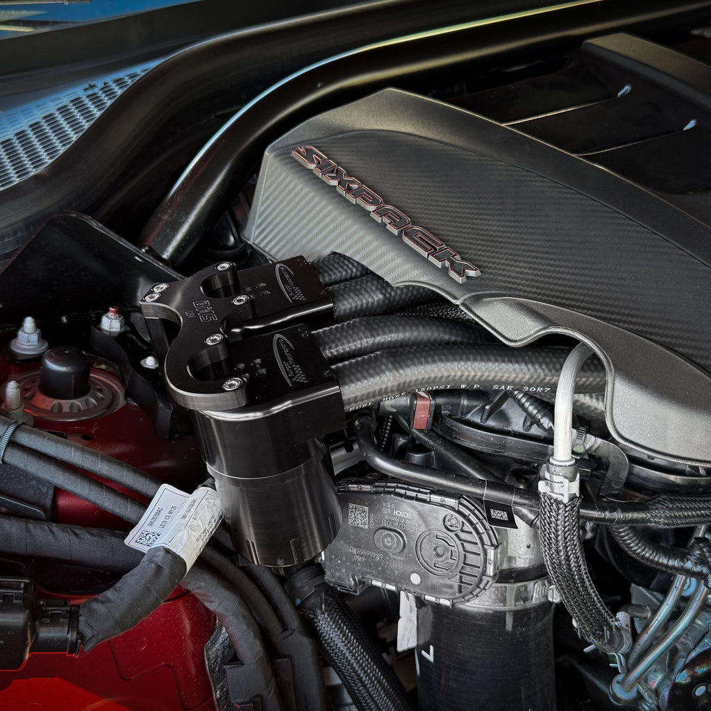 BMS 2026+ Dodge Charger Scat Pack Dual Oil Catch Can System (PCV & CCV)
