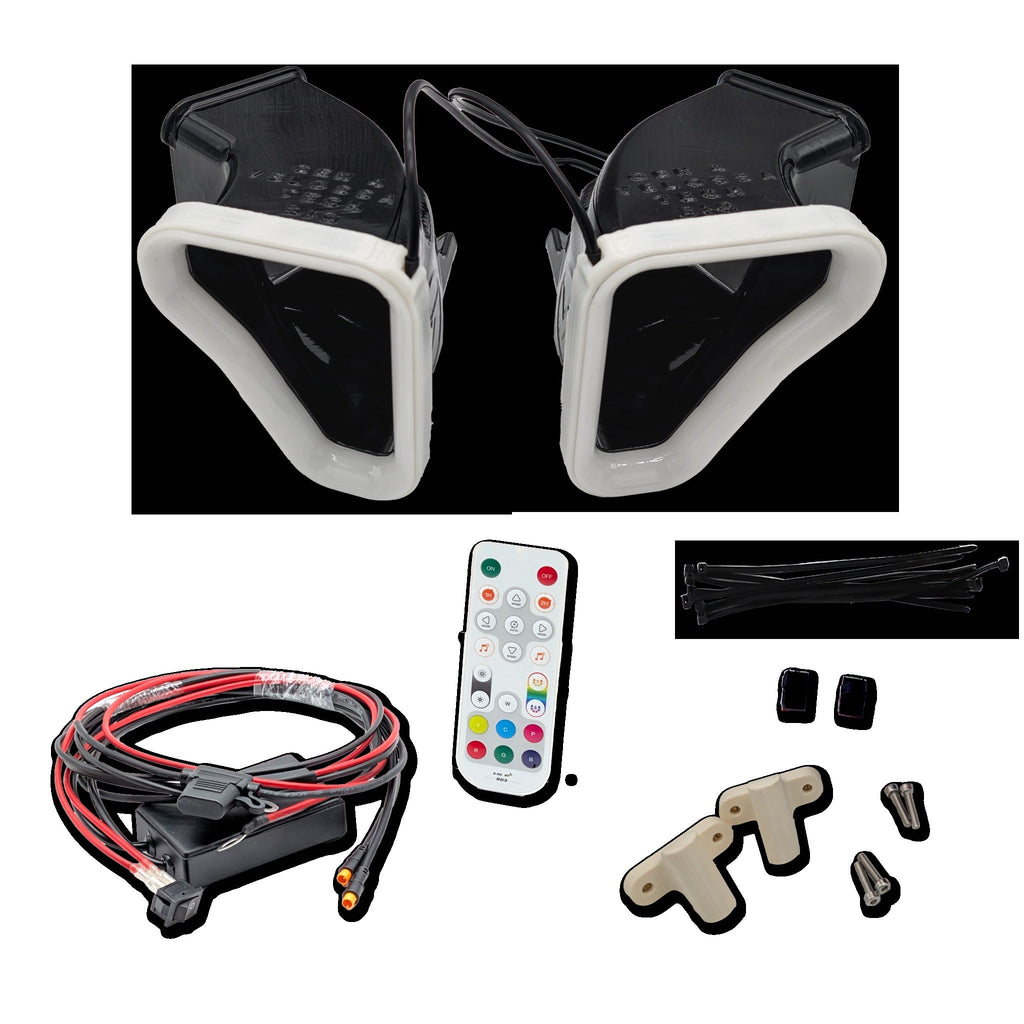 2020+ Cadillac CT5-V (3.0L) Dual BIG MOUTH LIT KIT Ram Air Intake Snorkels