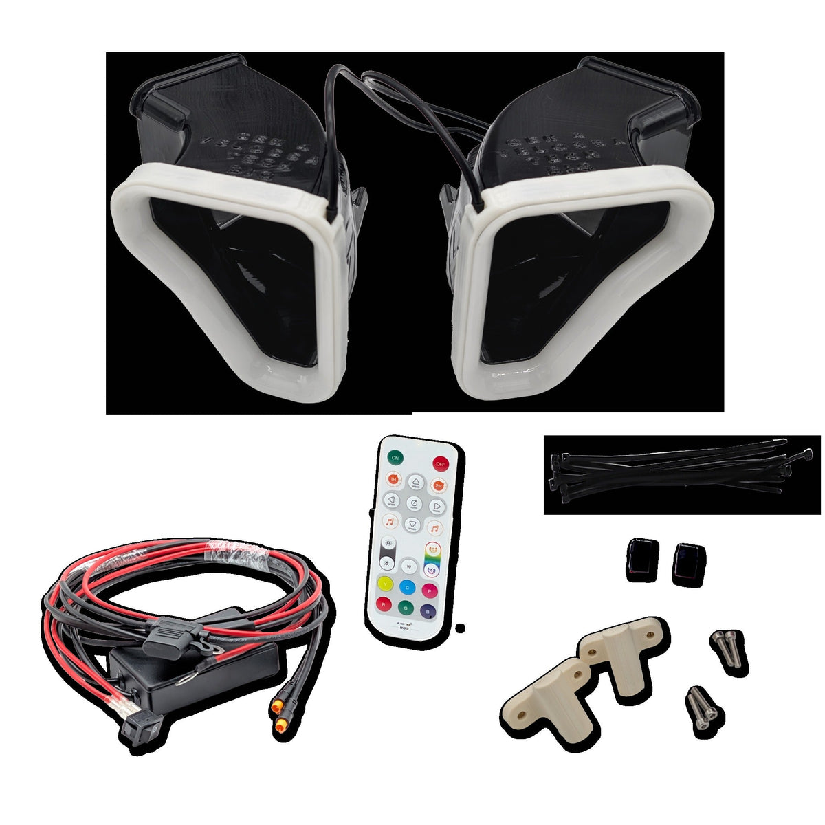 2020+ Cadillac CT5-V (3.0L) Dual BIG MOUTH LIT KIT Ram Air Intake Snorkels