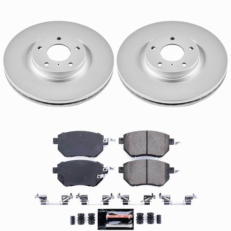 Power Stop 07-08 Nissan Maxima Front Z23 Coated Brake Kit
