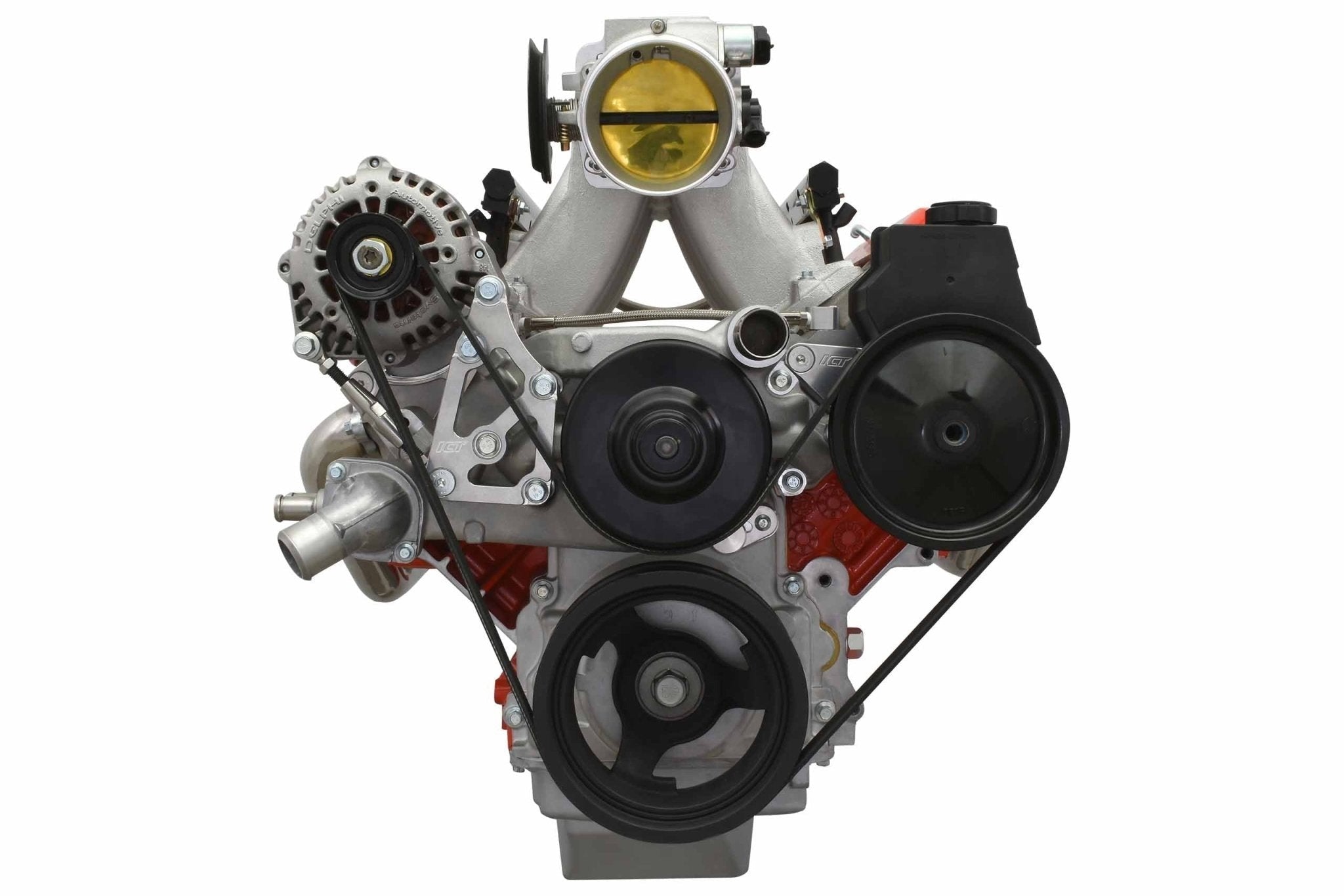 ICT BILLET LS1 Camaro - High Mount LS Alternator / Power Steering Pump Bracket Kit