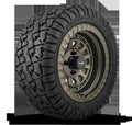 HD Golf Wheel & Tire Package ( 1pc ) 14x7.0 Venture All Satin Bronze w ( 1pc ) 23 Inch A/T Tire