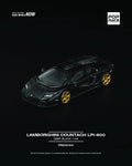 POPRACE PR64-341 1/64 LAMBORGHINI COUNTACH LPI 800-4 DEEP BLACK