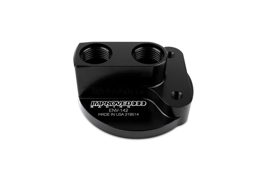 Improved Racing Remote Engine & Transmission Oil Filter Mount, 2-Port