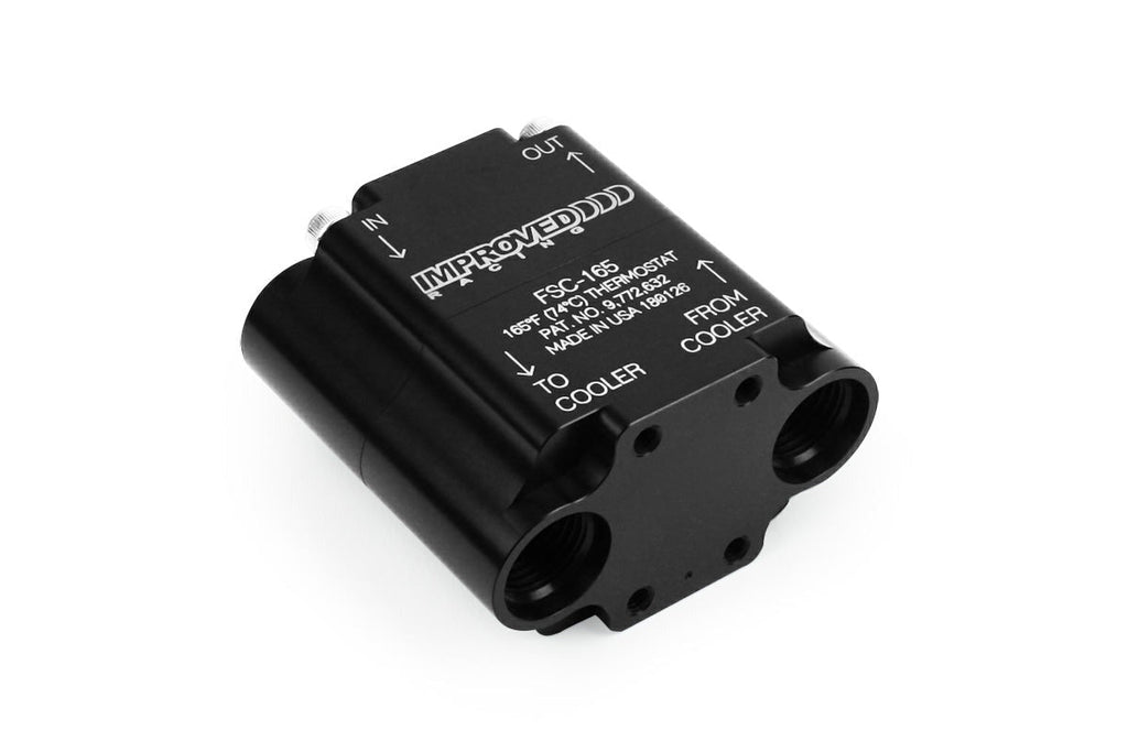 Improved Racing Compact High-Flow Engine & Transmission Oil Cooler Thermostat, 135°F
