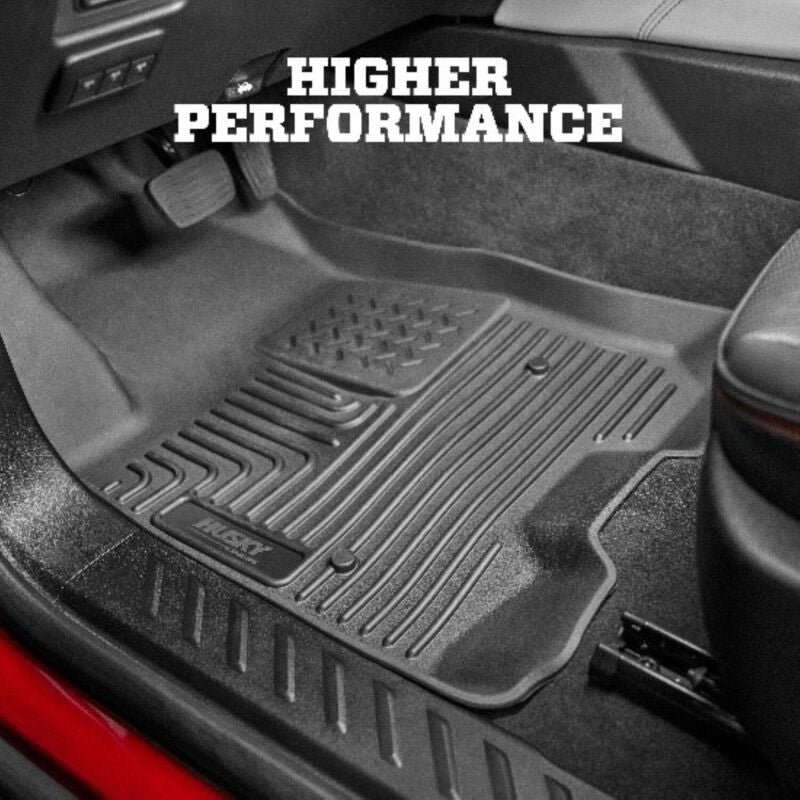 Husky Liners 08-20 Dodge Grand Caravan Weatherbeater Front & 2nd Seat Floor Liners - Black