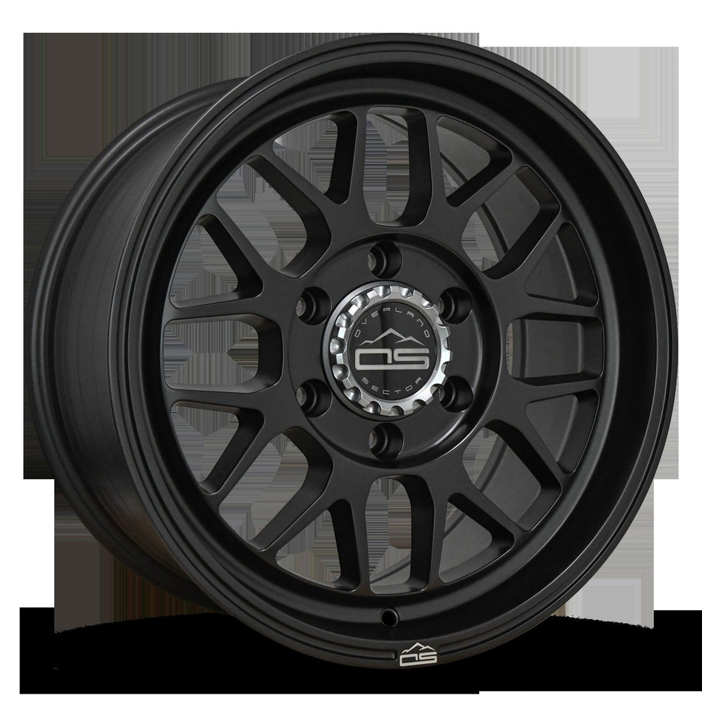 Overland Sector Hyperdrive Flow Formed 17x8.5 +25 6x139.7 106.1mm All Satin Black