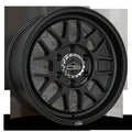 Overland Sector Hyperdrive Flow Formed 17x8.5 +25 6x139.7 106.1mm All Satin Black