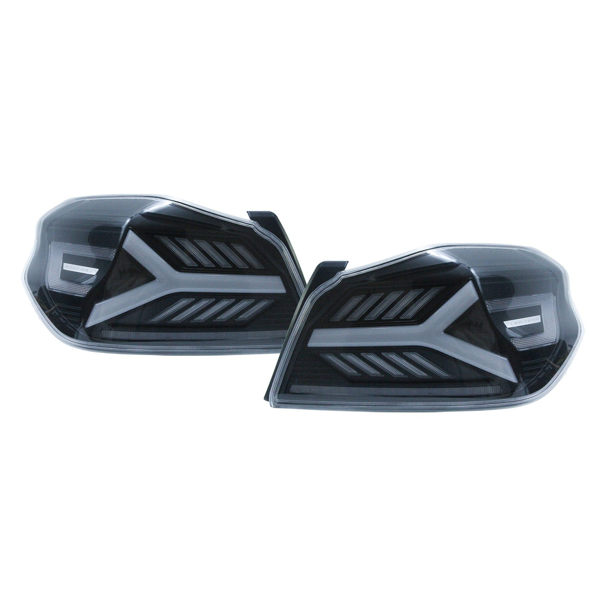 OLM Y-Spec LED Taillights (Clear Lens White Optic) - 2015-2021 WRX / STI