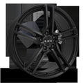 HD Wheels Vento 17x7 +38 5x114.3mm 73.1mm Satin Black