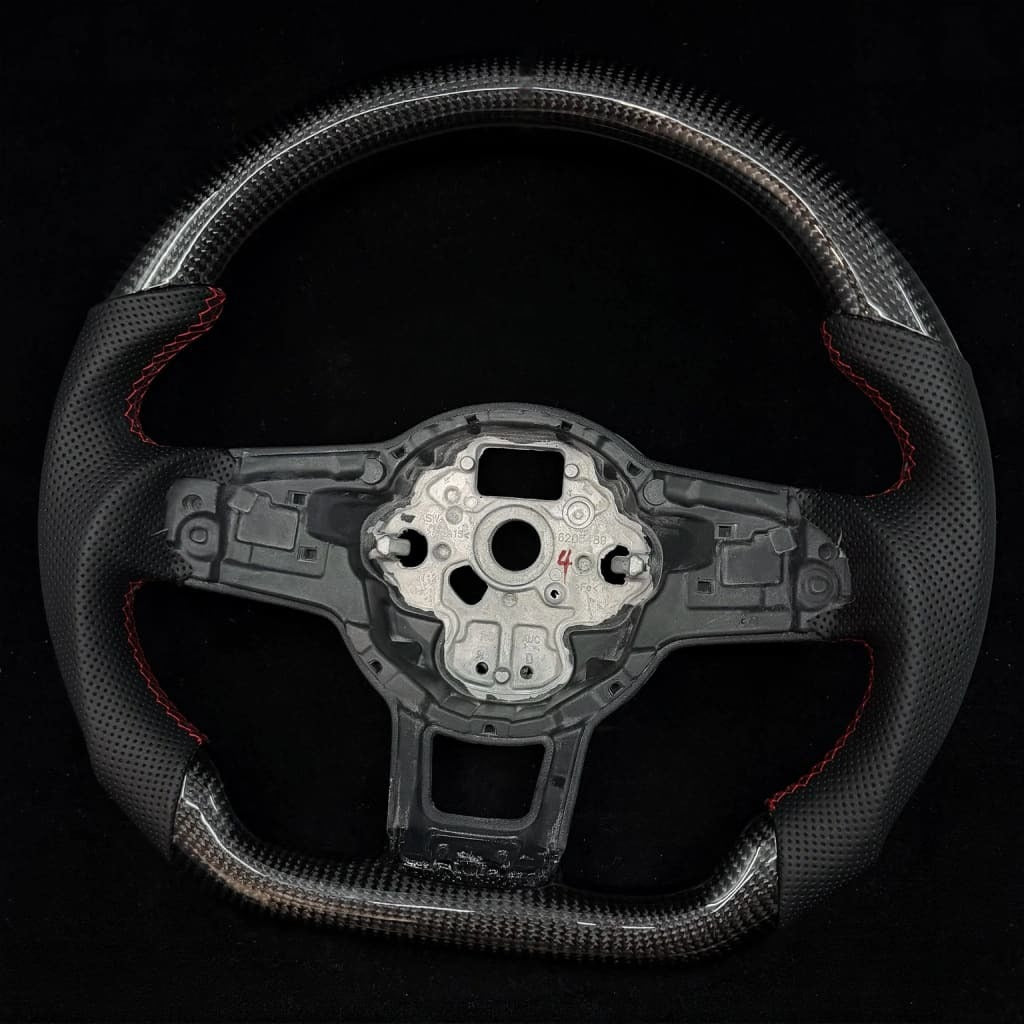 IN STOCK - 2015-2021 Volkswagen/VW Golf MK7 GTI/R/Jetta GLI DSG Carbon Fiber Steering Wheel