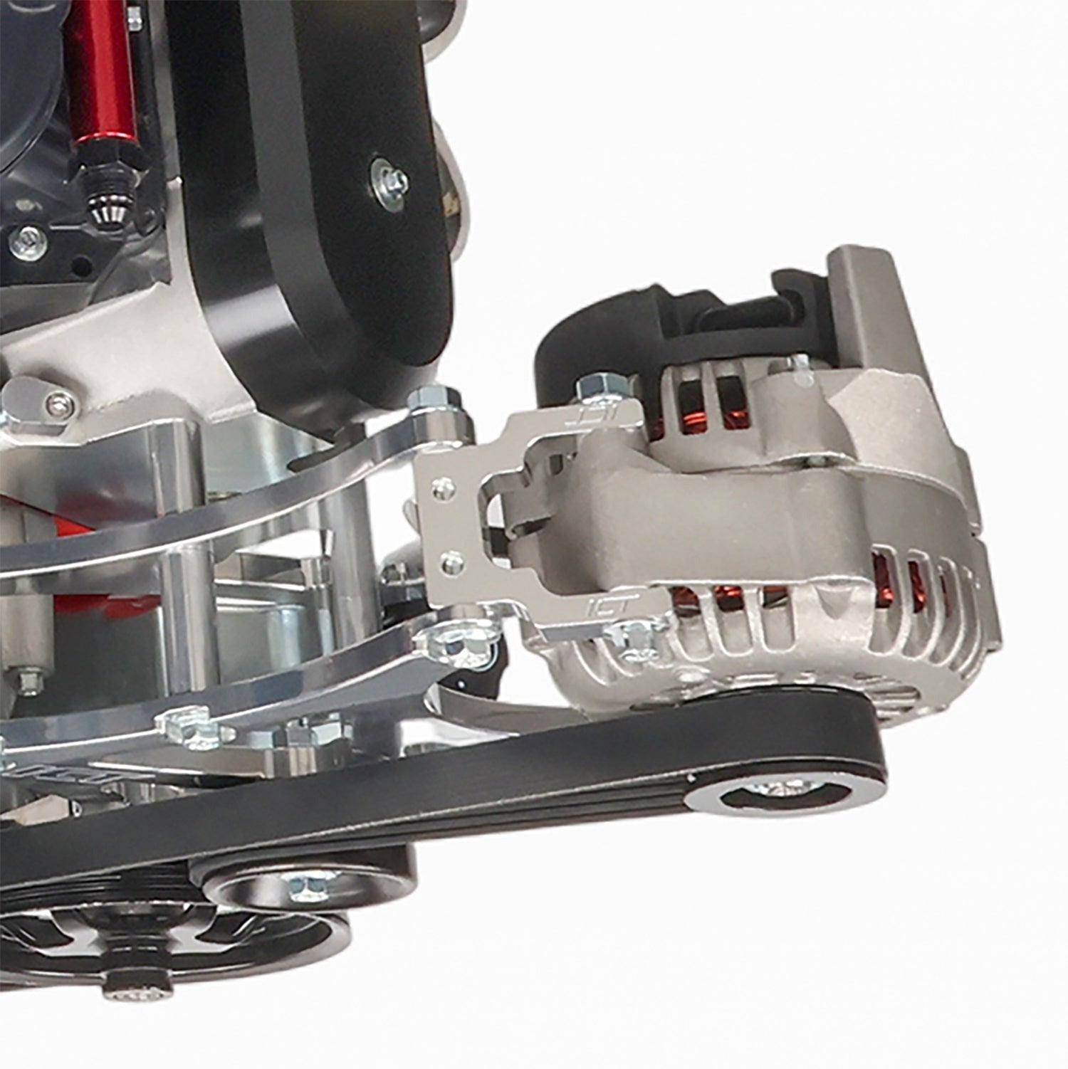 ICT BILLET LS Corvette (& Camaro LS3 L99) Alternator Adapter / Extension Bracket