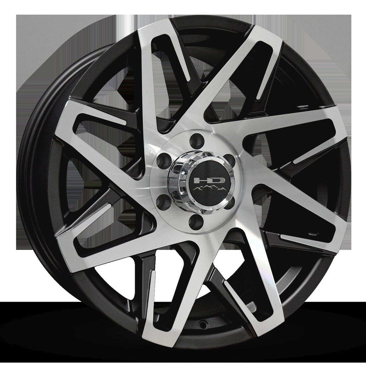 HD Trailer Canyon 20x9 +0 6x139.7mm 108mm Gloss Black Machined Face