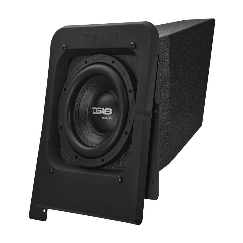 DS18 2015+ Polaris Slingshot Rear Subwoofer and Enclosure w/ EXL-X10.4D Subwoofer- Black Finish