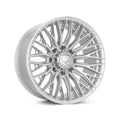 Vossen HFX-6 - 22x12 - 8x180 - ET-44 - Ultra Deep Face - 124.3 - Silver Polished Wheel