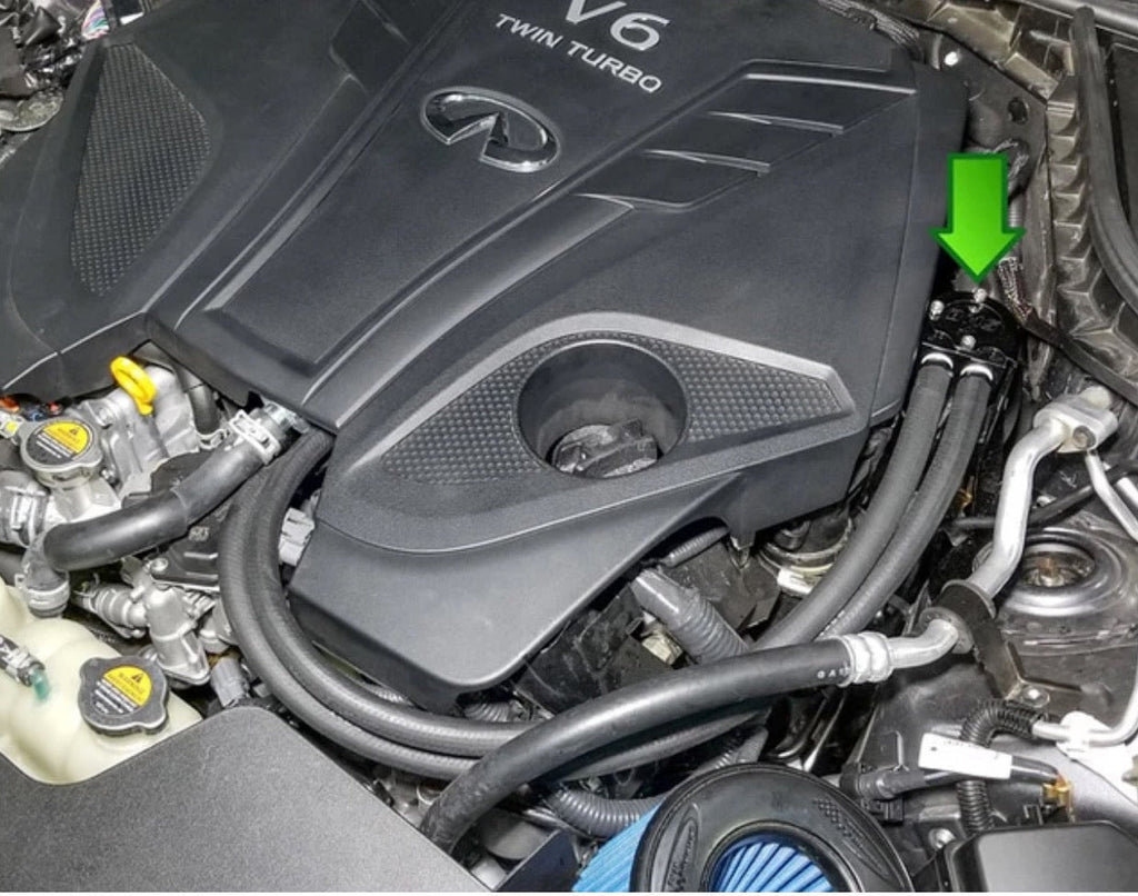 BMS Compact Oil Catch Can Kit for 2016+ Infiniti Q50/Q60 3.0T