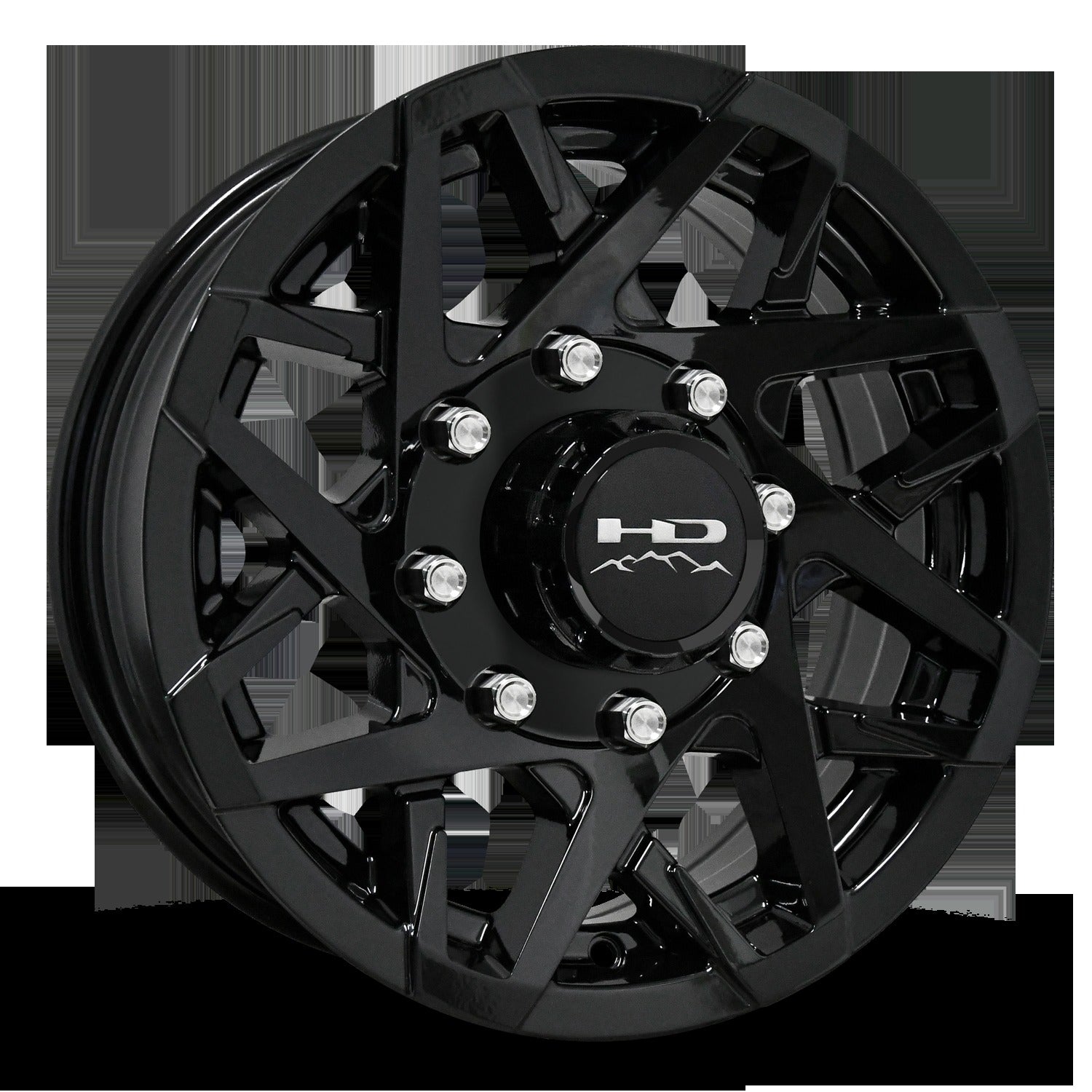 HD Trailer Canyon 16x6 +0 8x165mm 128.6mm Gloss Black