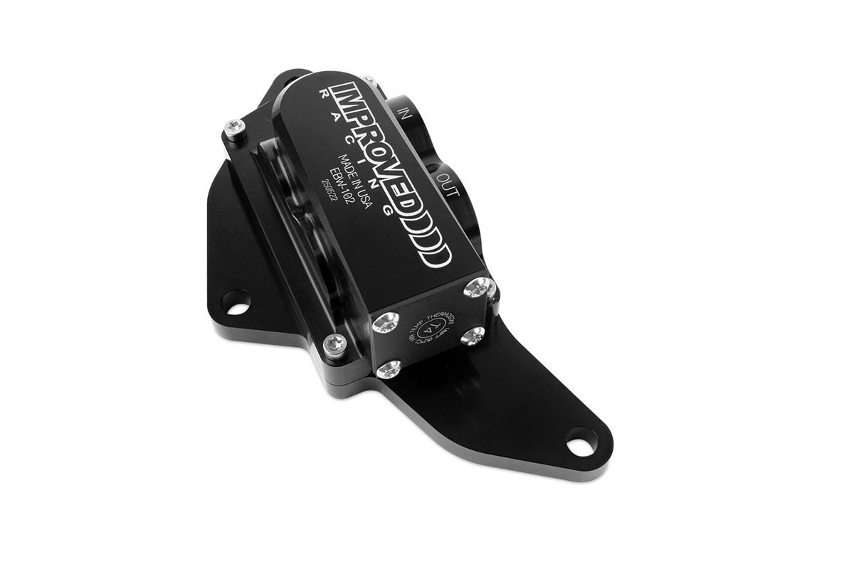 Improved Racing Oil Cooler Adapter for BMW Engines, Top-Mount Lines, 212°F Thermostat