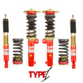 Volkswagen MK6 Jetta (2011-2018) Type 1 Coilovers Kit w/ Front Clamp Diameter ~55mm