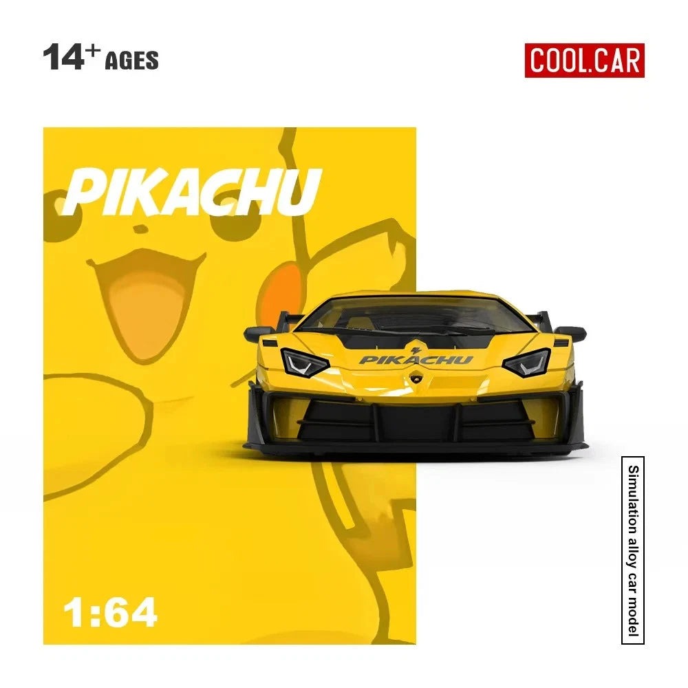 COOLCAR 1/64 Lamborghini GTEVO Pikachu