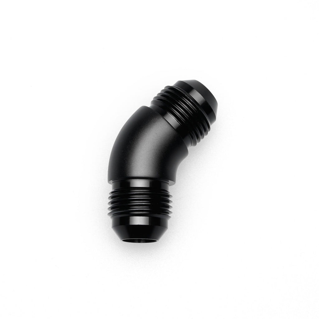 Union Adapter High Flow -AN Male to Male - 45°