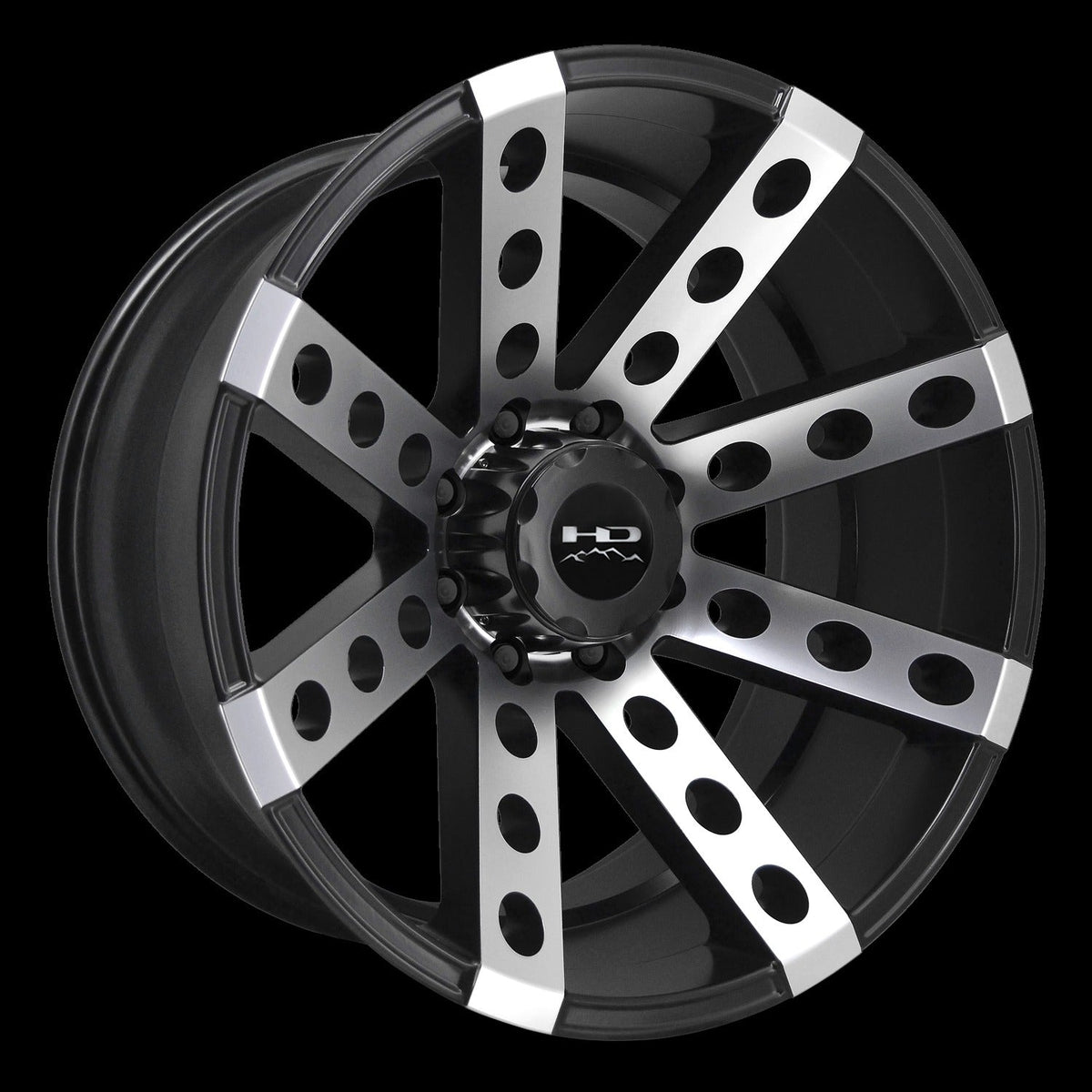 HD Off-Road Buckshot | Satin Black Machined
