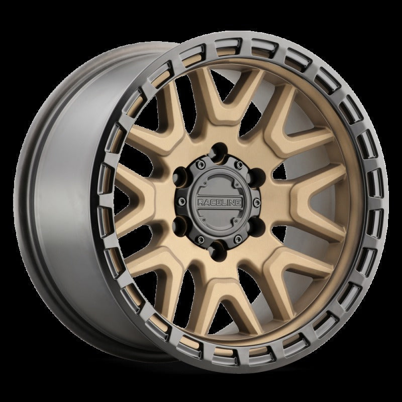Raceline 953BZ Krank 20x9in / 8x165.1 BP / 0mm Offset / 125.2mm Bore - Bronze