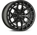 Vossen HFX-1 18x9 - 8x170 - ET18 - Deep Face - 125.1 - Satin Black Wheel