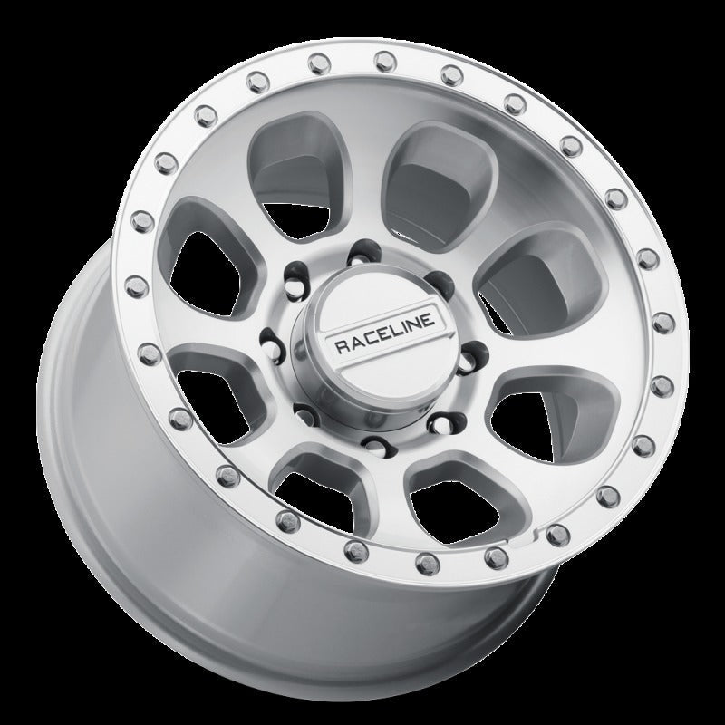 Raceline 961MC Bolt 17x9in / 5x127 BP / -12mm Offset / 78.1mm Bore - Machined Cc