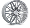 Vossen HF6-5 22x10 - 6x135 - ET-18 - Super Deep Face - 87.1 - Silver Polished Wheel