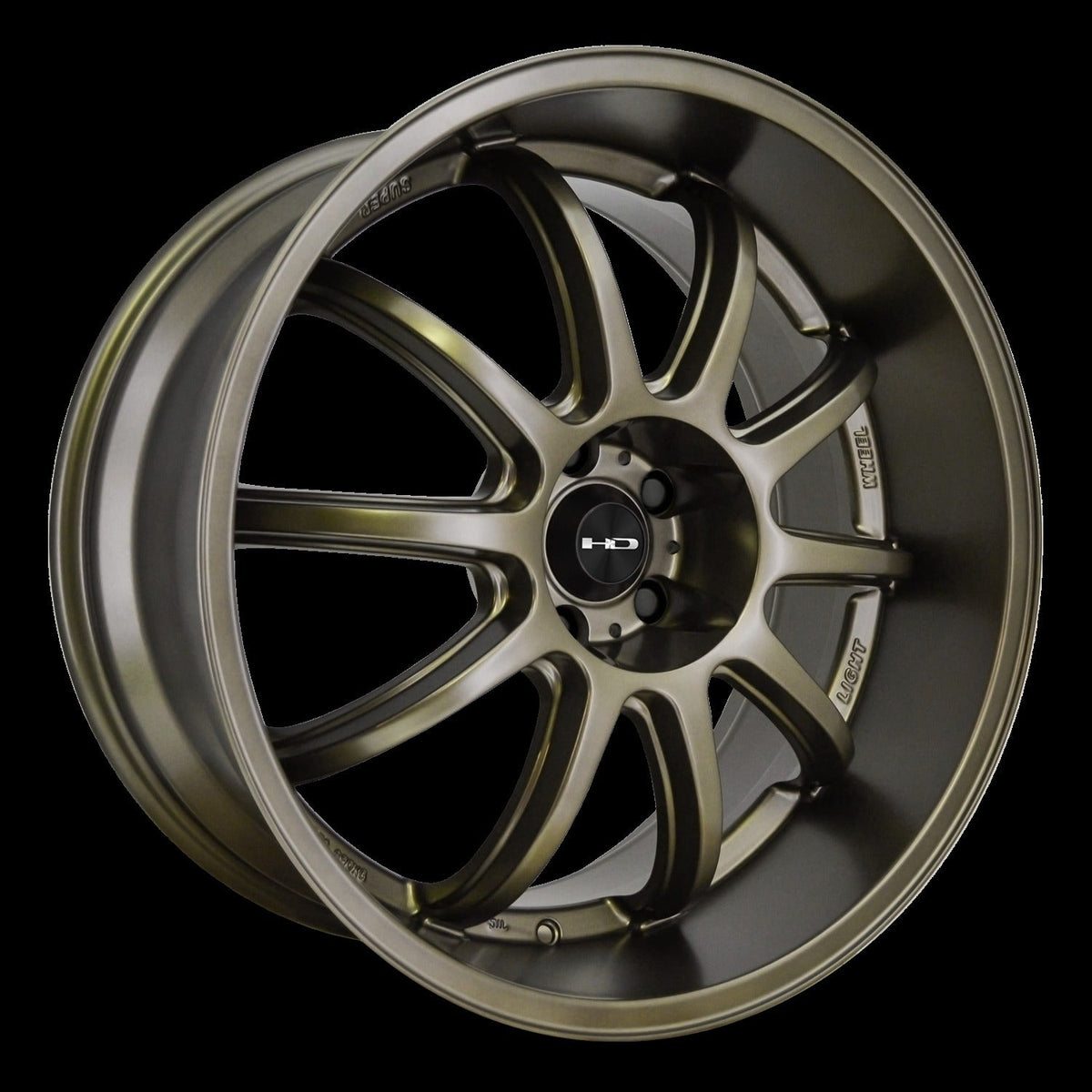 HD Wheels Clutch 20x10 +42 5x114.3mm 73.1mm Satin Bronze