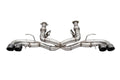 Corsa 2020-25 Corvette C8 3in Xtreme Cat-Back Exhaust 4.5in Black Quad Tips - Deletes stock AFMValve