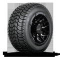 HD Golf Wheel & Tire Package ( 1pc ) 10x7.0 Canyon Black Milled Face w ( 1pc ) All-Season Tire
