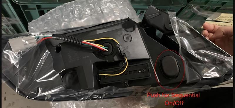 OLM Spec-AR LED Taillights (Smoke Lens/Black Base/Red Bar) - 2022+ WRX