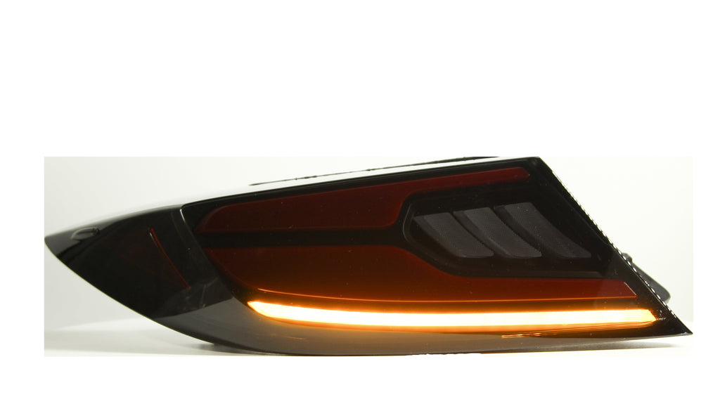 OLM Raiden LED Taillights (Clear Lens/Red Bar) - 2022+ GR86 / BRZ