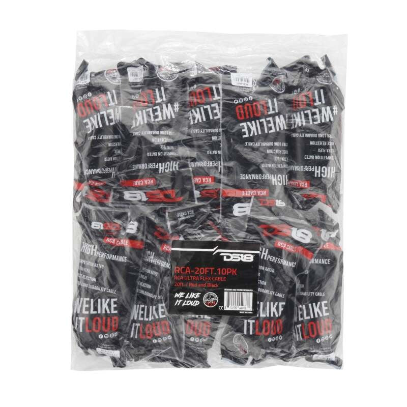 DS18 Level 1 RCA 17-Feet 10 x Pack