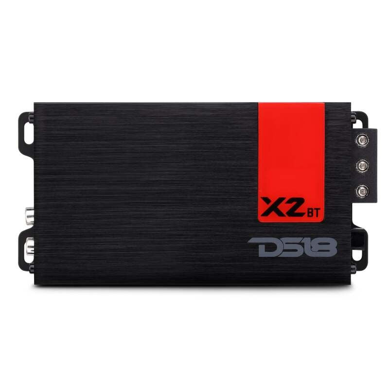 DS18 2-Chnnl 380 at 4ohm Bridge 2x230 at 2ohm 2x140 at 4ohm Watts RMS Built-in BT Audio Receiver
