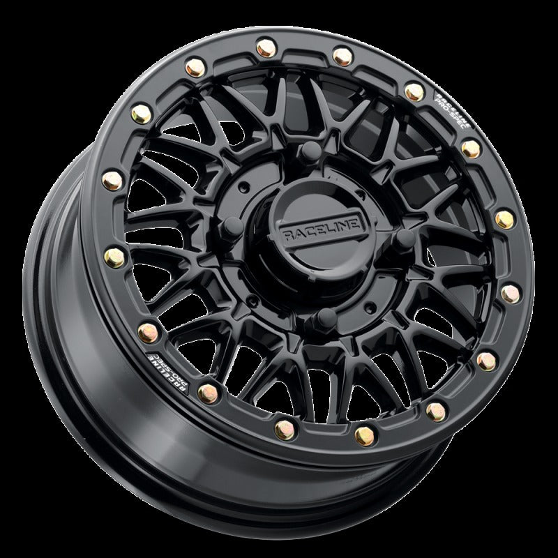 Raceline A15 Omega 15x6in / 4x137 BP / 40mm Offset / 110.18mm Bore - Gloss Black