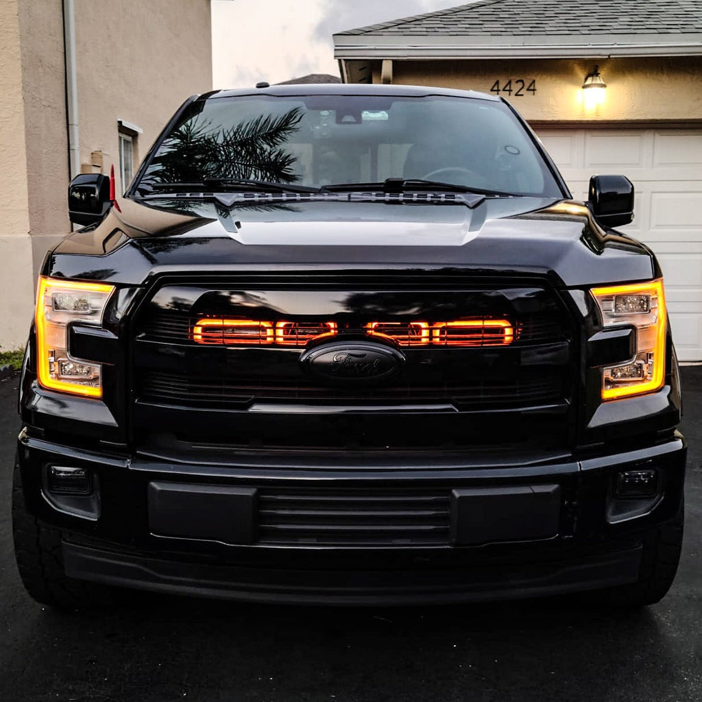 2015-2017 Ford F-150 and 2017-2020 Ford F-150 Raptor Quad BIG MOUTH LIT KIT Ram Air Intake Snorkels