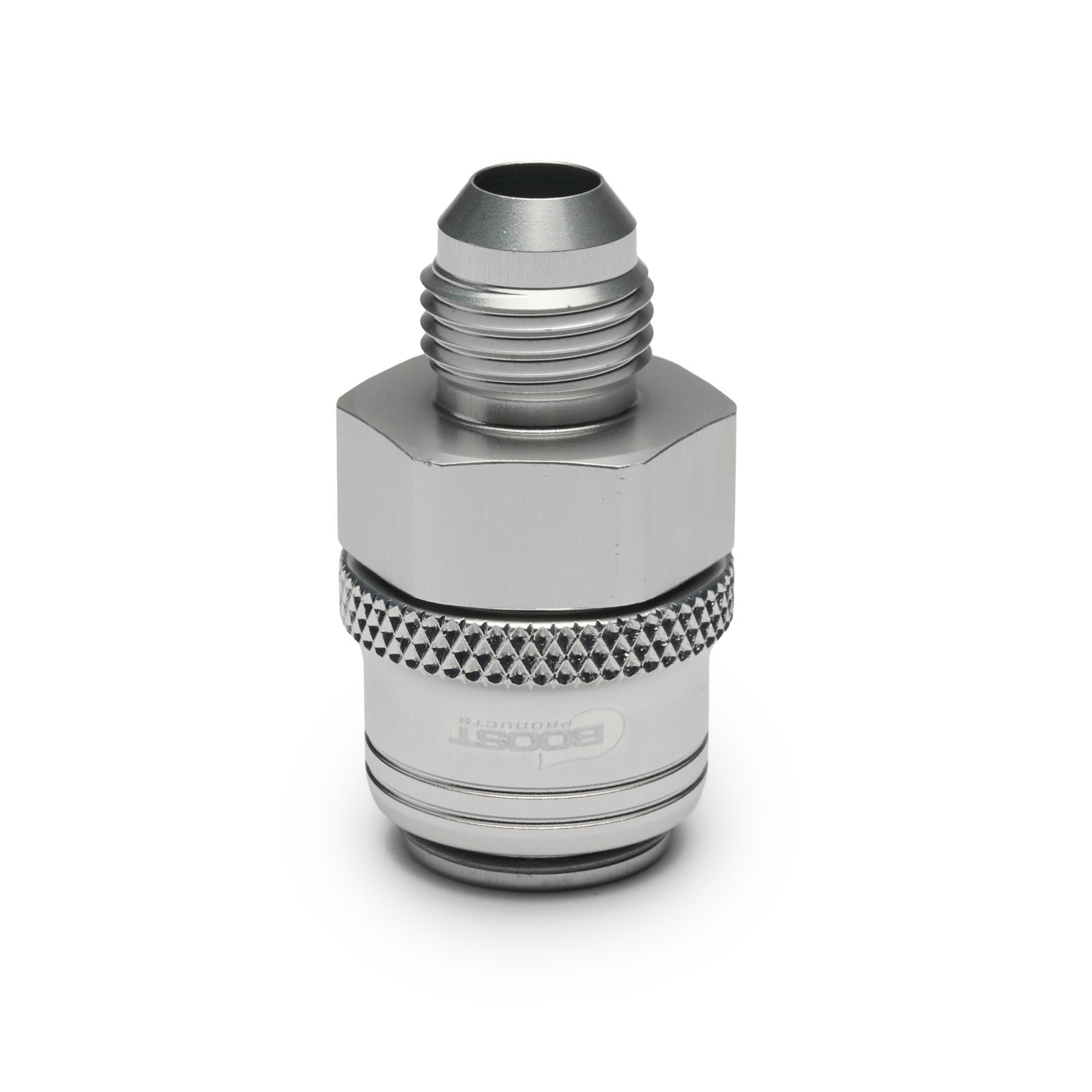 BOOST products Quick Click Female Fitting -04 An to -04 AN Male - matte silver