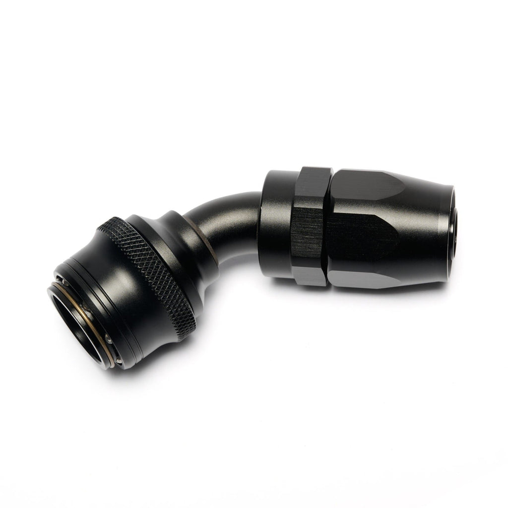 Quick Click Female Hose End -AN - 45°