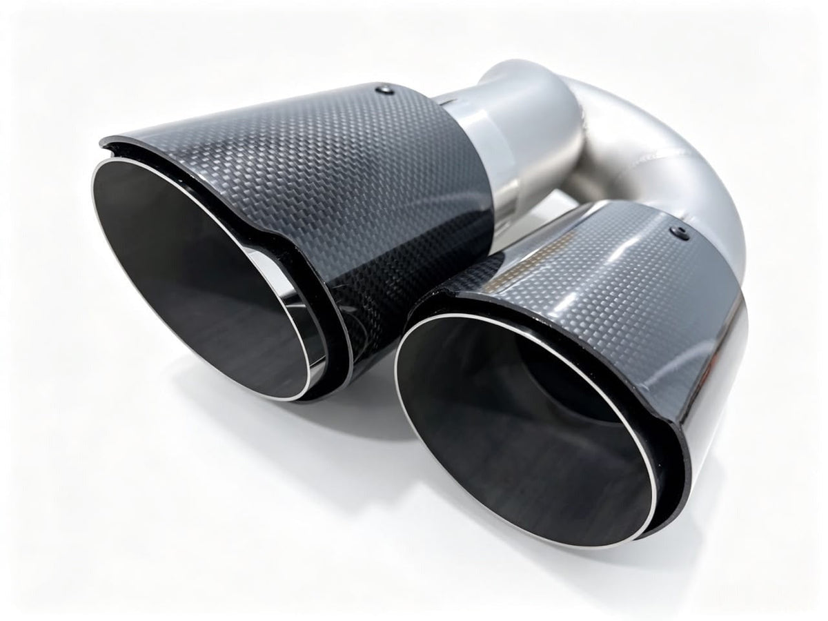 SPDZ1 C8 Corvette Z-Flow Race Exhaust – 3D-Printed High-Flow Z-Pipe | Carbon Fiber Quad Tips | 20% Lighter