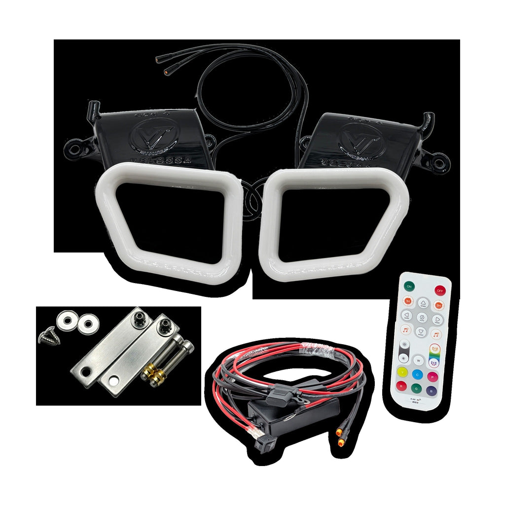 2023+ Acura Integra (Base/A-Spec/Type S) Dual BIG MOUTH LIT KIT Ram Air Intake Snorkels