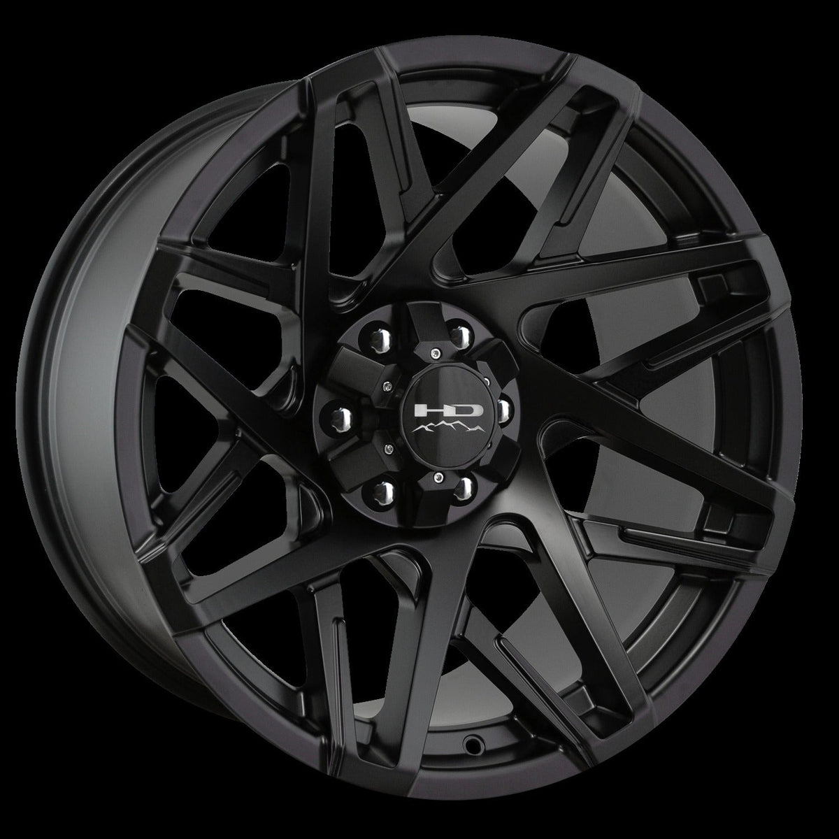 HD Offroad Canyon 20x10 -25 6x135/6x139.7mm 106.2mm Satin Black