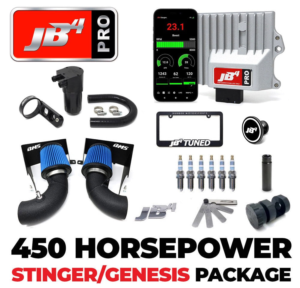 JB4PRO 450 Wheel Horsepower 3.3L KIA Stinger / Genesis G70 Package ***Intakes backordered est to ship end of Aug***