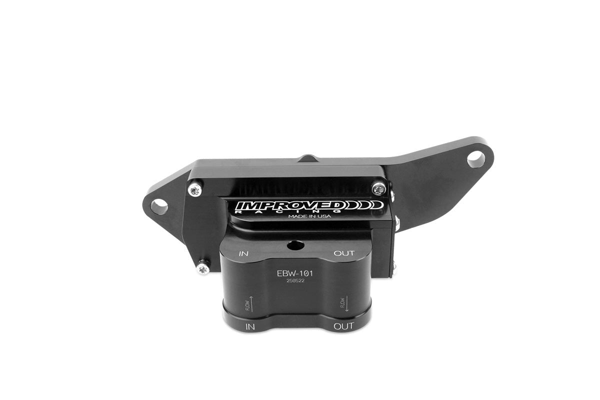 Improved Racing Oil Cooler Adapter for BMW Engines, Bottom-Mount Lines, 180°F Thermostat