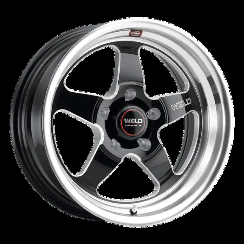 Weld S155 18x11 Ventura 5x120.65 43 Offset BS 7.69 Gloss BLK MIL DIA 72.56