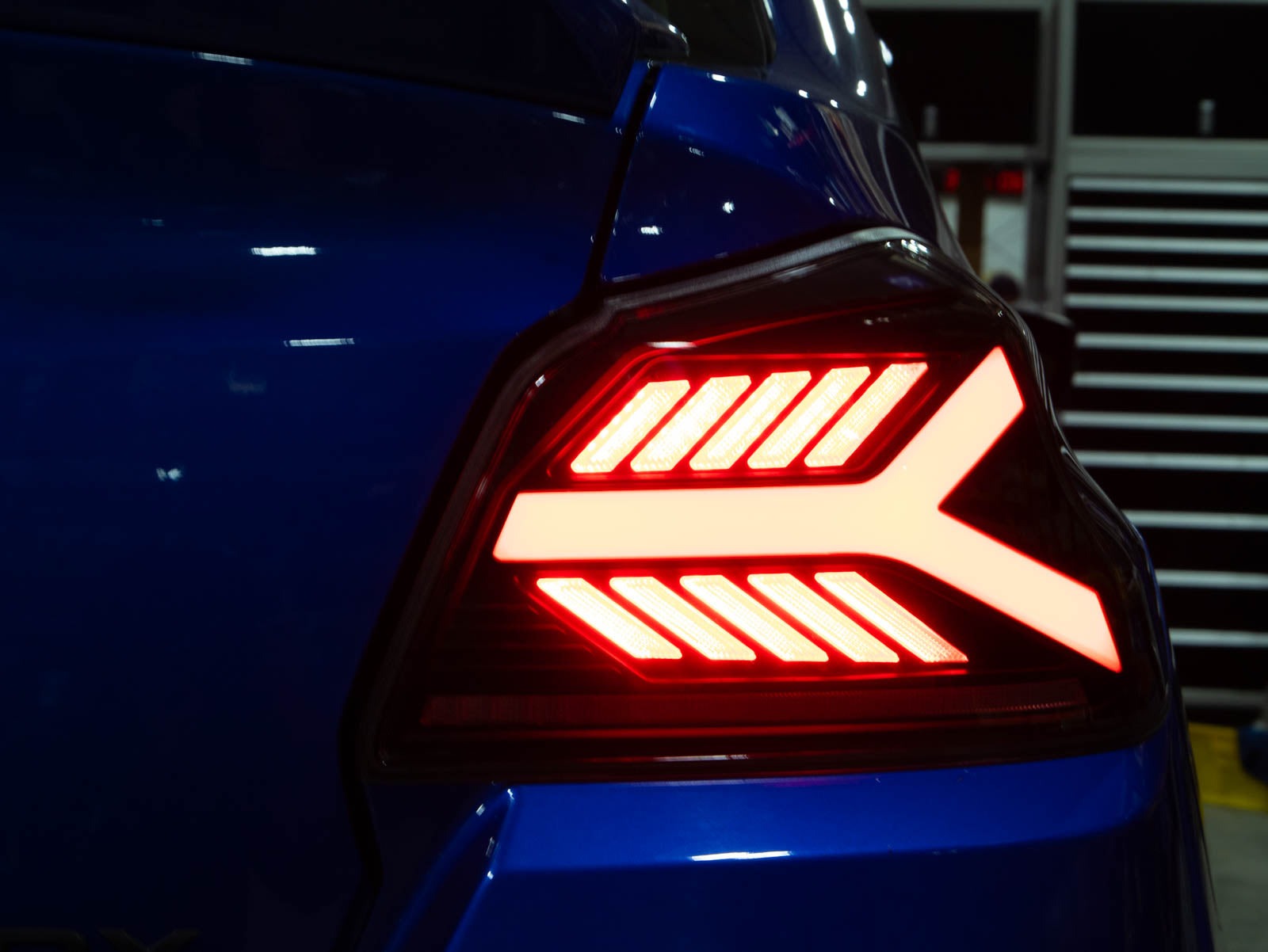OLM Y-Spec LED Taillights (Smoke Lens White Optic) - 2015-2021 WRX / STI