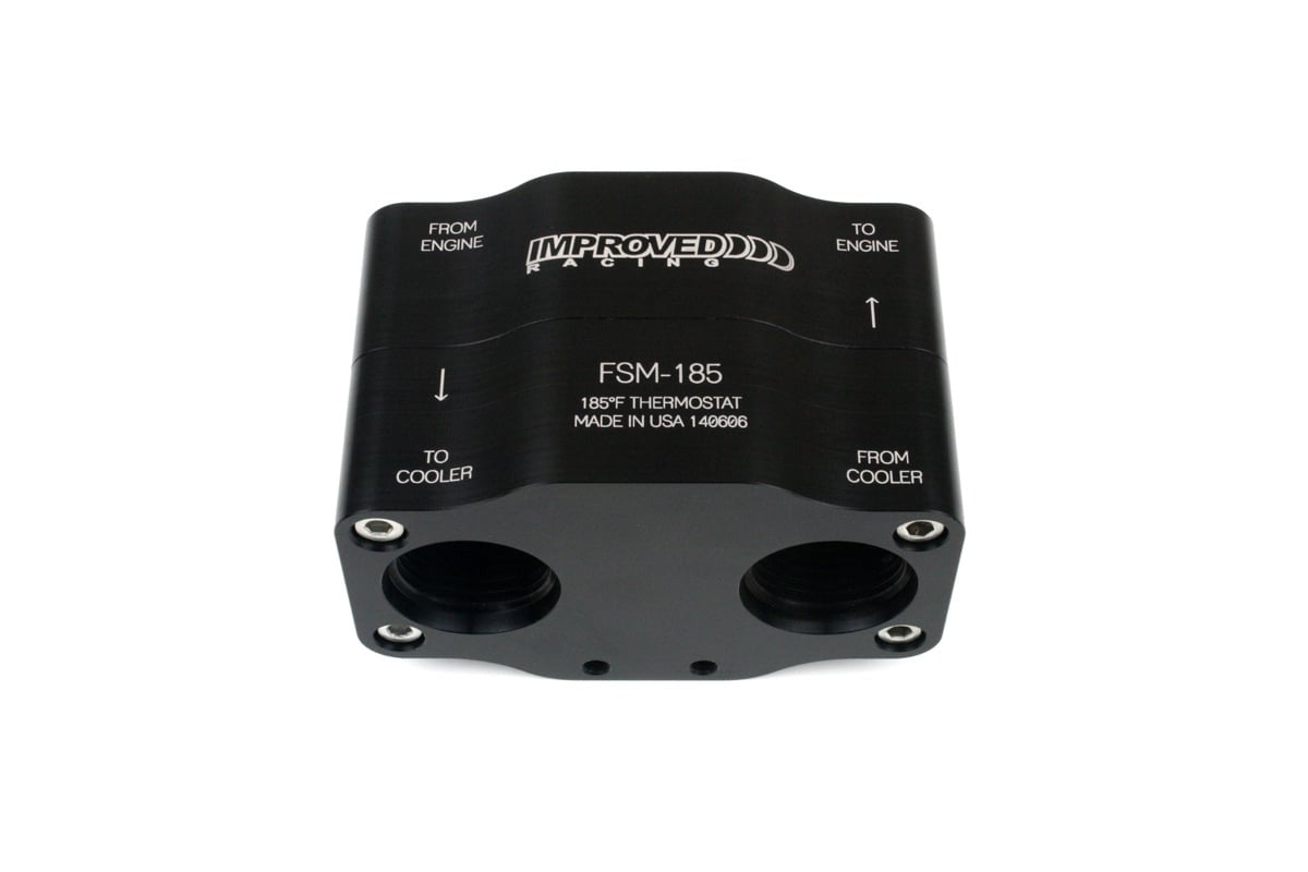 Improved Racing High-Flow Inline Oil Cooler Thermostat, 165°F
