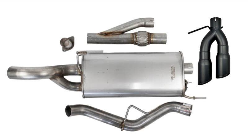 Roush 21-24 Ford F-150 5.0L V8 Side Exit Catback Active Ready Exhaust w/ Black Tips